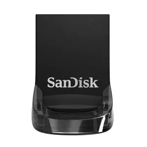 فلش مموری 32 گیگابایت سن دیسک مدل ULTRA FIT USB 3.1 CZ430، دارای رابطهای USB 3.0 ، USB 2.0 و USB 3.1، مجهز به نرمافزار بازیابی فایلها و نرمافزار امنیتی