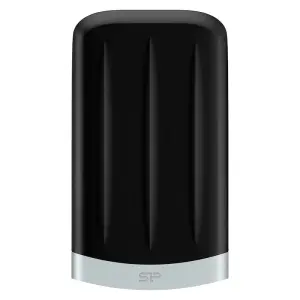 هارد اکسترنال سیلیکون پاور مدل Armor A65B، با ظرفیت 1 ترابایت، دارای رابط کابل USB 3.1، سازگار با ویندوز و مک، مقاوم در برابر ضربه، آب و گرد و غبار، دارای نشانگر LED